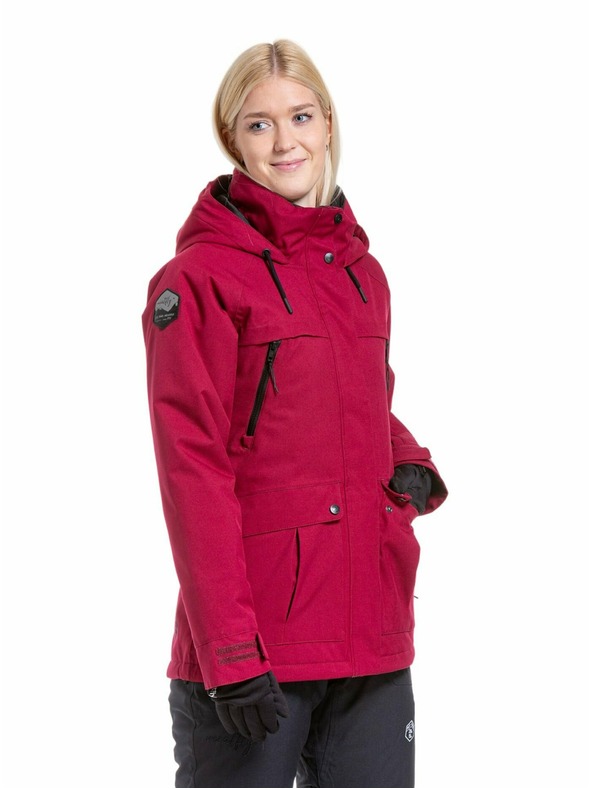 Meatfly Meatfly dámska SNB & SKI bunda Terra Beet Red