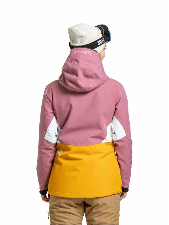 Meatfly Meatfly dámska SNB & SKI bunda Gaia Dusty Rose / Sunflower