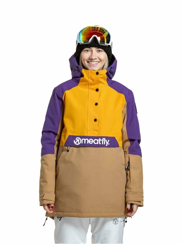 Meatfly Meatfly dámska SNB & SKI bunda Aiko Sunflower / Tan