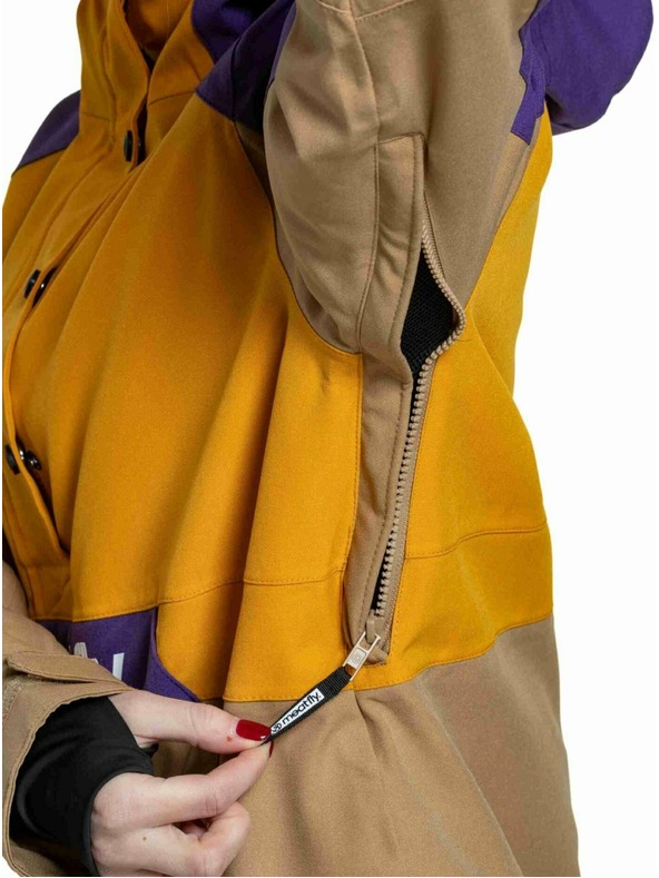 Meatfly Meatfly dámska SNB & SKI bunda Aiko Sunflower / Tan