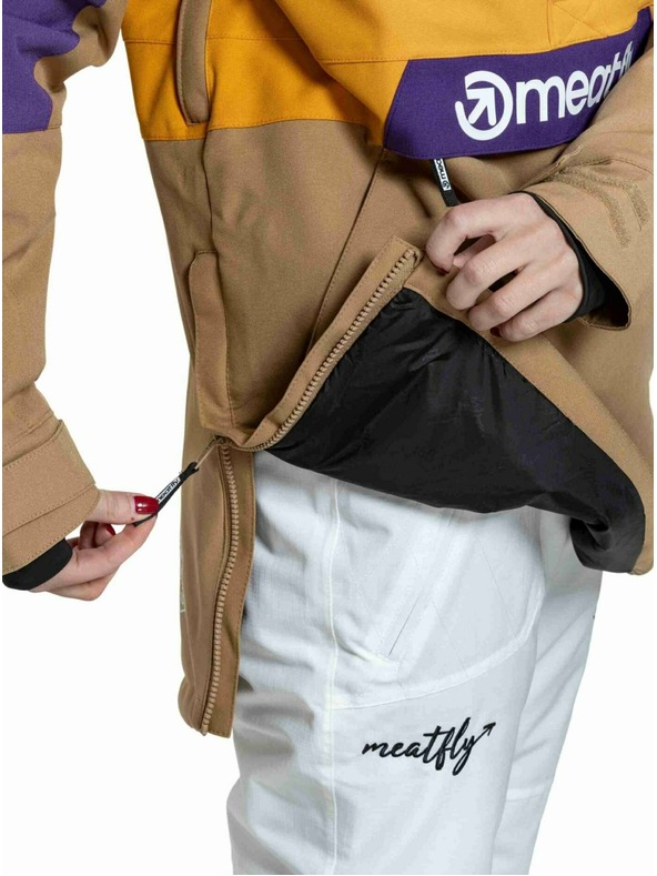 Meatfly Meatfly dámska SNB & SKI bunda Aiko Sunflower / Tan
