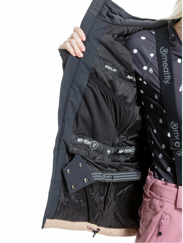 Meatfly Meatfly dámska SNB & SKI bunda Gaia Black