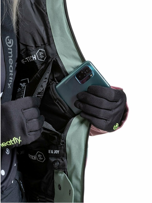 Meatfly Meatfly dámska SNB & SKI bunda Gaia Black