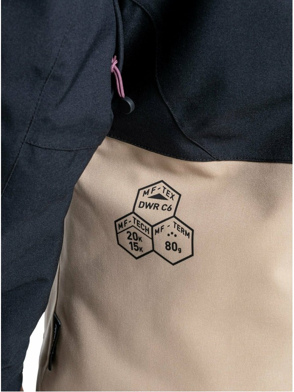 Meatfly Meatfly dámska SNB & SKI bunda Gaia Black