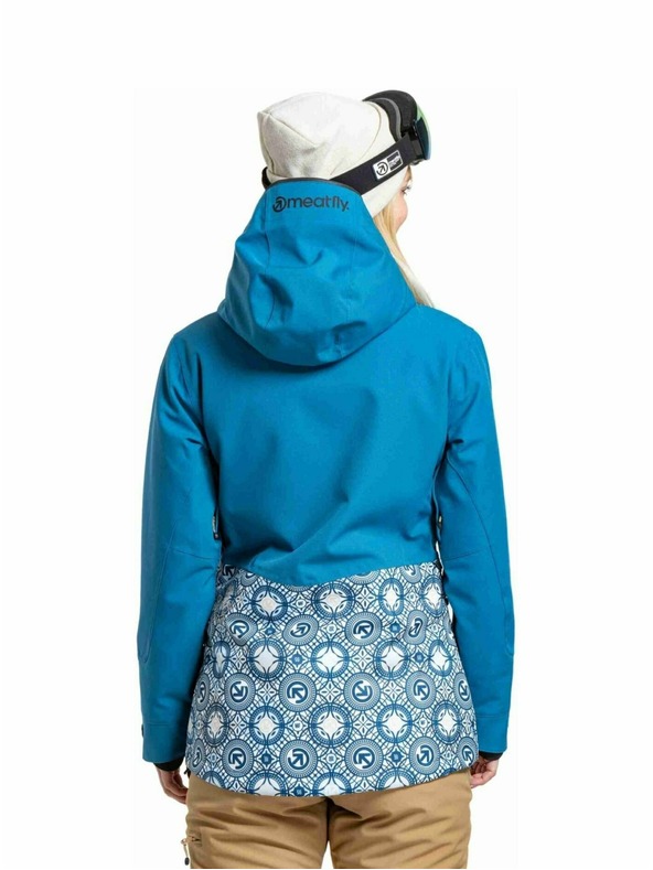 Meatfly Meatfly dámska SNB & SKI bunda Gaia Mosaic / Blue