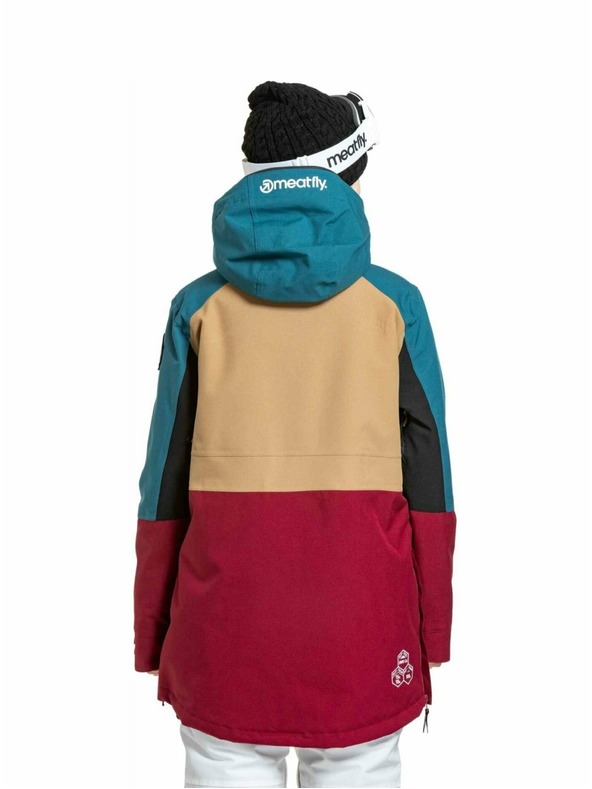 Meatfly Meatfly dámska SNB & SKI bunda Aiko Beet Red / Blue