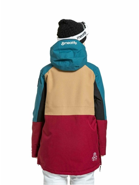 Meatfly Meatfly dámska SNB & SKI bunda Aiko Beet Red / Blue