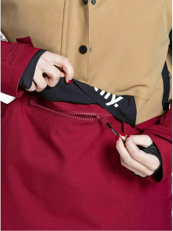 Meatfly Meatfly dámska SNB & SKI bunda Aiko Beet Red / Blue