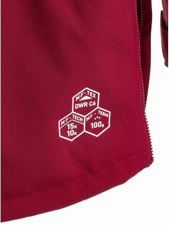 Meatfly Meatfly dámska SNB & SKI bunda Aiko Beet Red / Blue