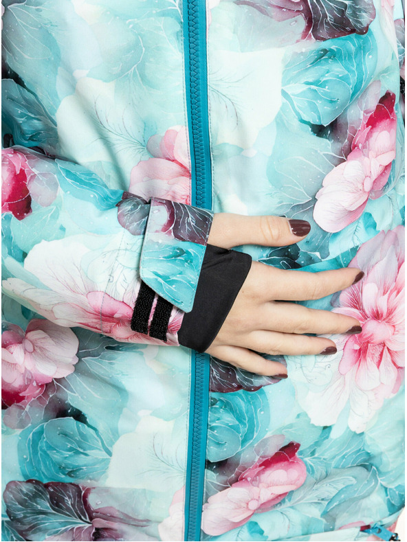 Meatfly Meatfly dámska SNB & SKI bunda Kirsten Pink Flowers