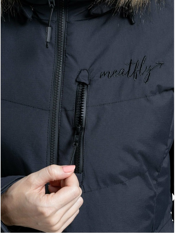 Meatfly Meatfly dámska SNB & SKI bunda Bonie Black