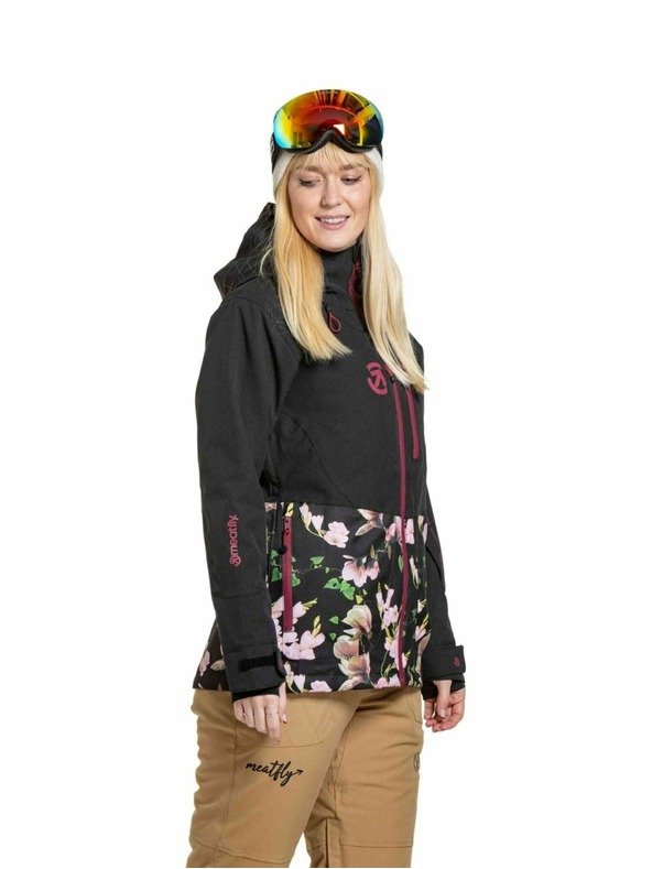 Meatfly Meatfly dámska SNB & SKI bunda Gaia Magnolia / Black