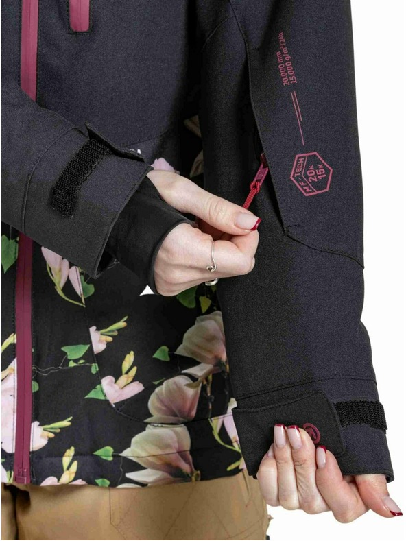 Meatfly Meatfly dámska SNB & SKI bunda Gaia Magnolia / Black