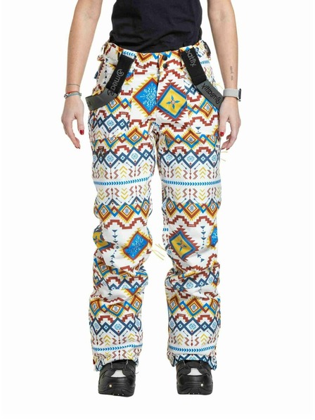 Meatfly Meatfly dámske SNB & SKI nohavice Foxy White Jones