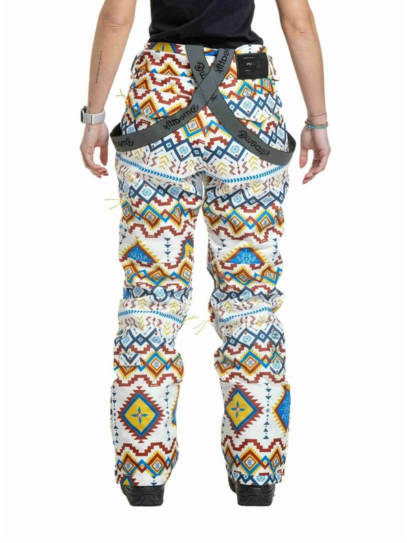 Meatfly Meatfly dámske SNB & SKI nohavice Foxy White Jones