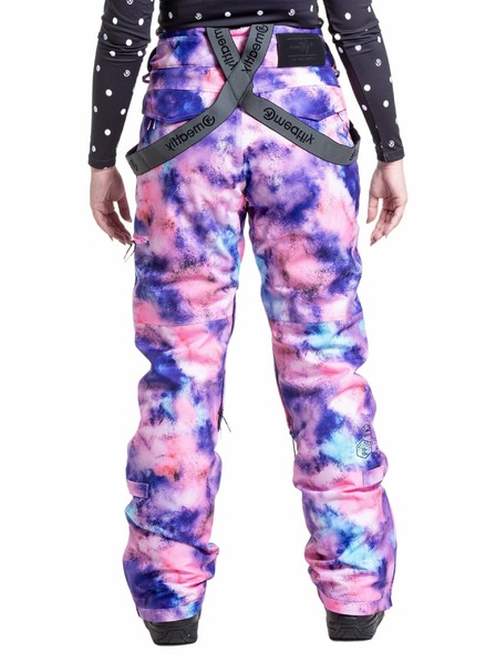 Meatfly Meatfly dámske SNB & SKI nohavice Foxy Peach Aquarel