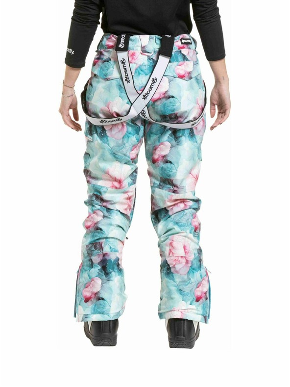 Meatfly Meatfly dámske SNB & SKI nohavice Foxy Pink Flowers
