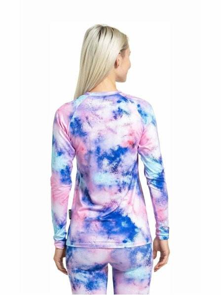 Meatfly Meatfly dámske termo tričko Capa Purple Aquarel