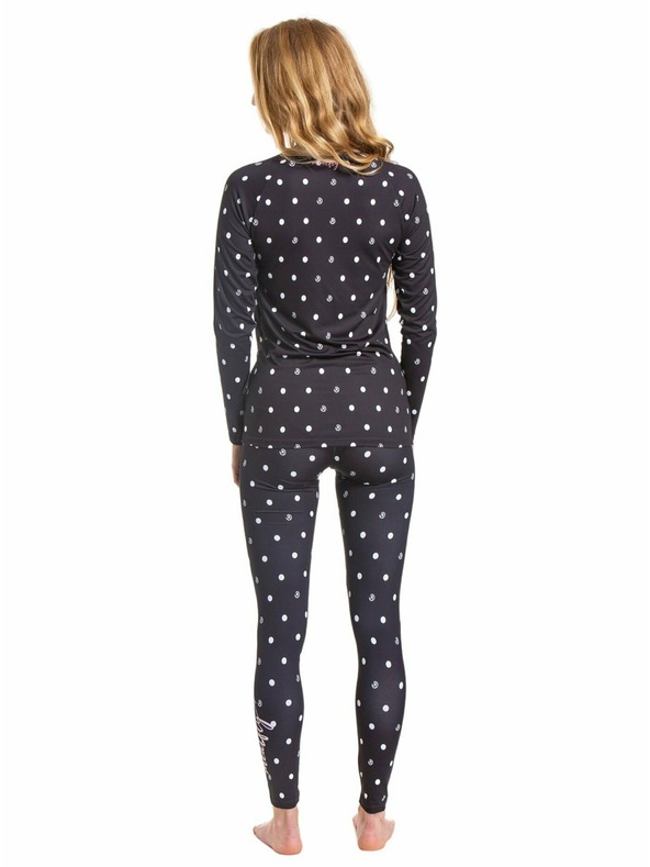 Meatfly Meatfly dámske termo tričko Capa Black Dots