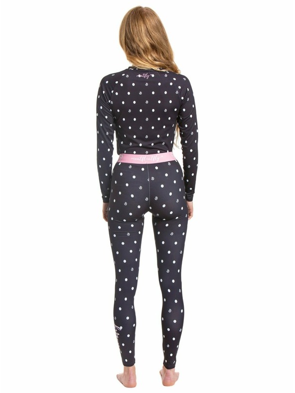 Meatfly Meatfly dámske termo tričko Capa Black Dots