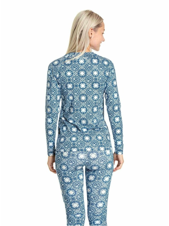 Meatfly Meatfly dámske termo tričko Capa Mosaic Blue