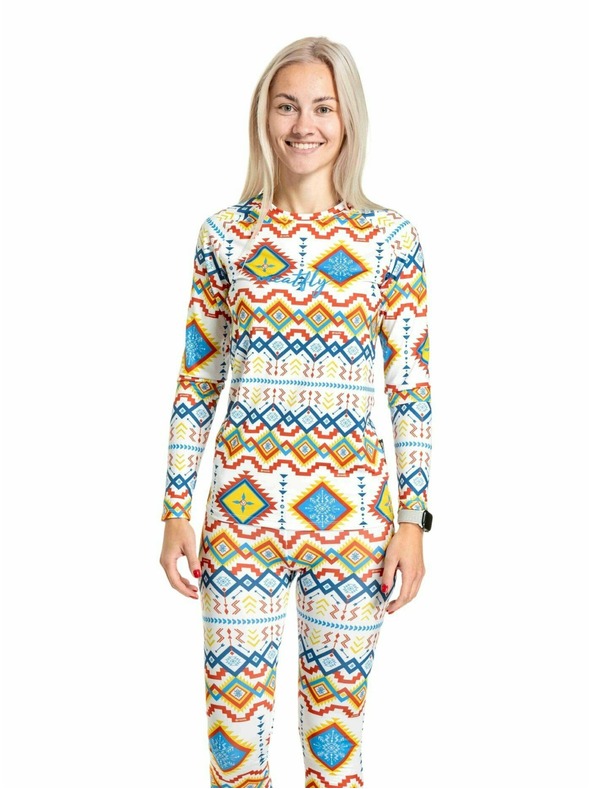 Meatfly Meatfly dámske termo tričko Capa White Jones