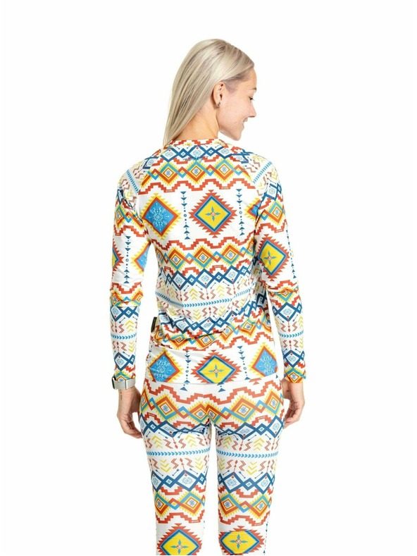 Meatfly Meatfly dámske termo tričko Capa White Jones