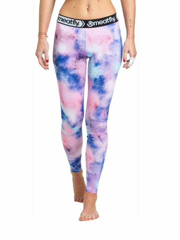 Meatfly Meatfly dámske termo nohavice Taro Purple Aquarel