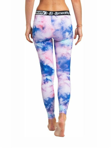 Meatfly Meatfly dámske termo nohavice Taro Purple Aquarel