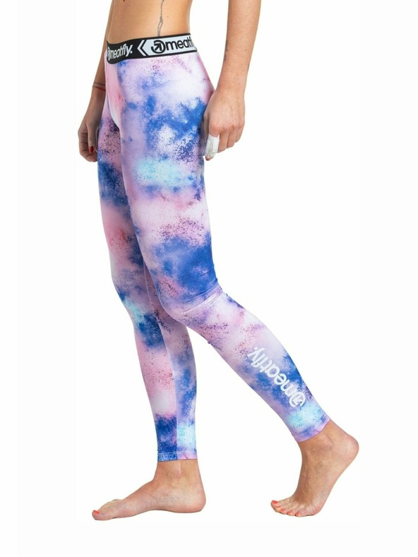 Meatfly Meatfly dámske termo nohavice Taro Purple Aquarel