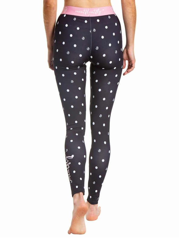 Meatfly Meatfly dámske termo nohavice Taro Black Dots