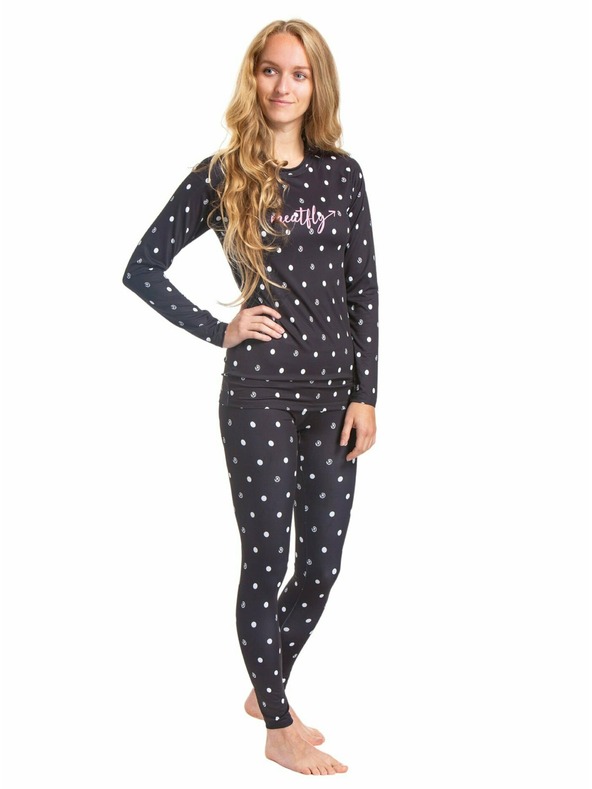 Meatfly Meatfly dámske termo nohavice Taro Black Dots
