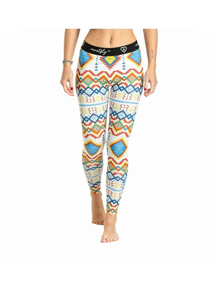 Meatfly Meatfly dámske termo nohavice Taro White Jones