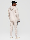 Ombre Clothing Pánska tepláková súprava mikina s kapucňou + nohavice jogger - svetlo béžová V6 Z116 Ombre Clothing