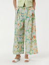 Orsay Svetlozelené dámske vzorované nohavice ORSAY