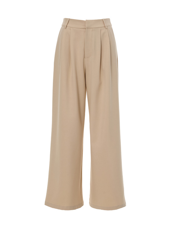 Orsay Béžové dámske široké nohavice ORSAY