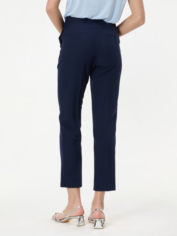 Orsay Tmavomodré dámske rovné nohavice ORSAY