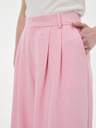Orsay Svetloružové široké dámske nohavice ORSAY