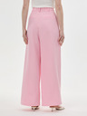 Orsay Svetloružové široké dámske nohavice ORSAY
