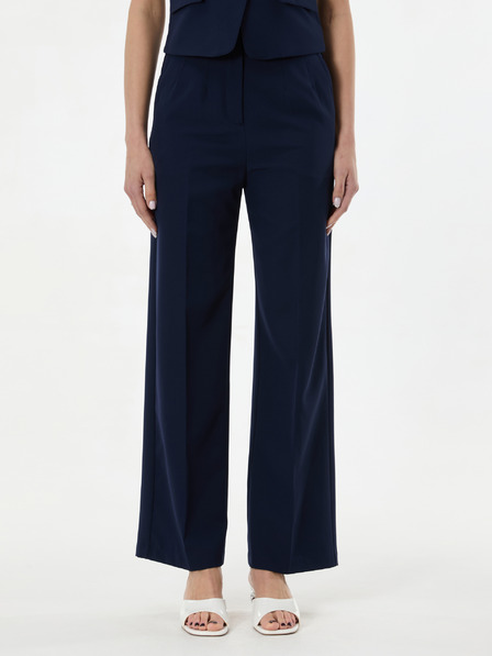 Orsay Tmavomodré dámske široké nohavice ORSAY