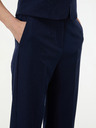 Orsay Tmavomodré dámske široké nohavice ORSAY