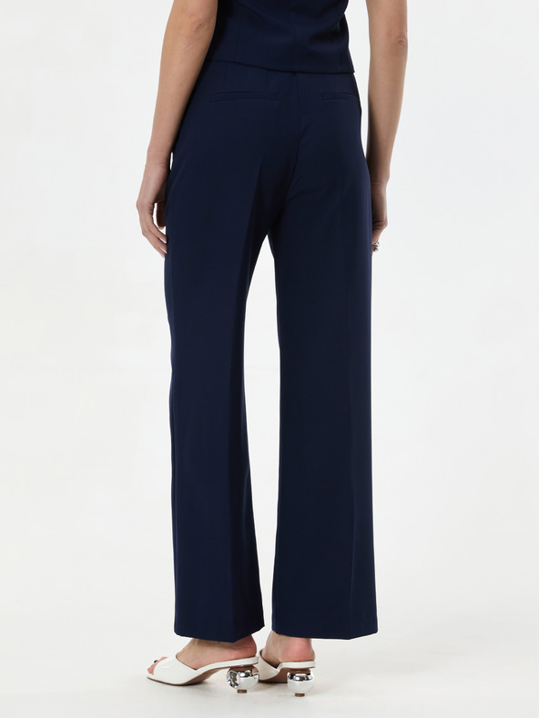 Orsay Tmavomodré dámske široké nohavice ORSAY