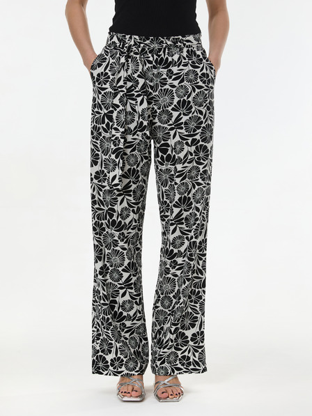 Orsay Čierne vzorované dámske nohavice ORSAY