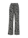 Orsay Čierne vzorované dámske nohavice ORSAY