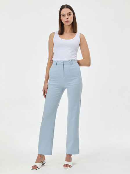 Orsay Svetlomodré dámske rovné nohavice ORSAY