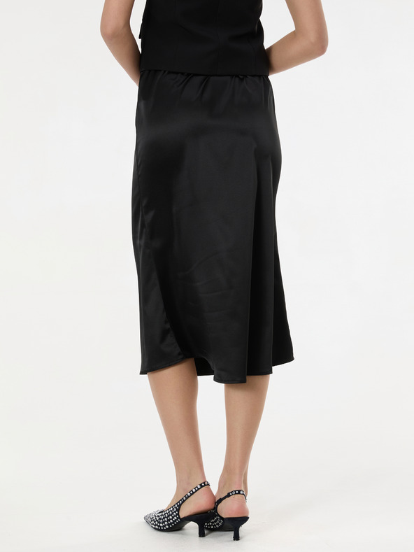 Orsay Čierna dámska midi sukňa ORSAY