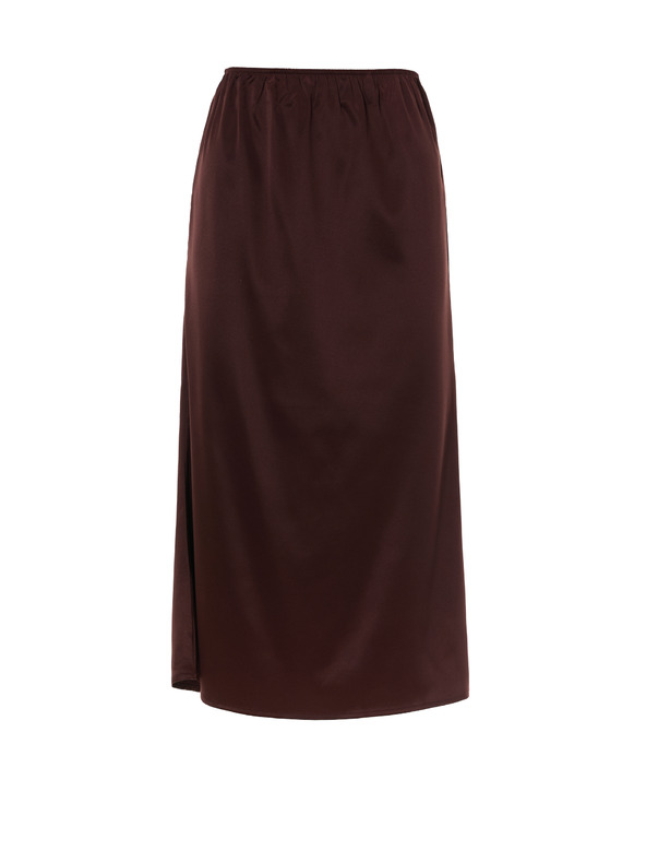 Orsay Tmavohnedá dámska midi sukňa ORSAY