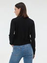 Orsay Čierny dámsky sveter s golierom ORSAY