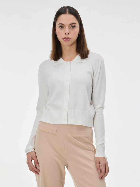 Orsay Krémový dámsky sveter s golierom ORSAY