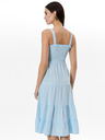 Orsay Svetlomodré dámske midi šaty ORSAY